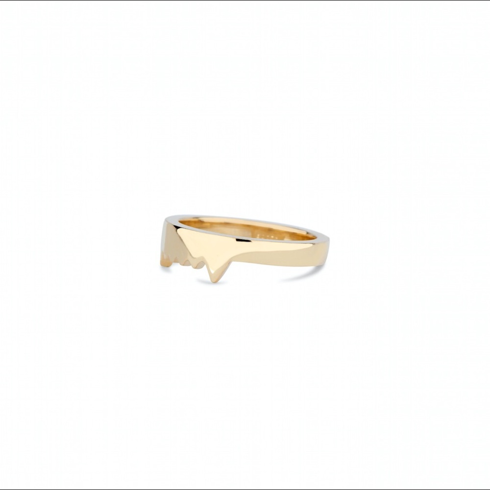 14k solid gold Fangs Ring